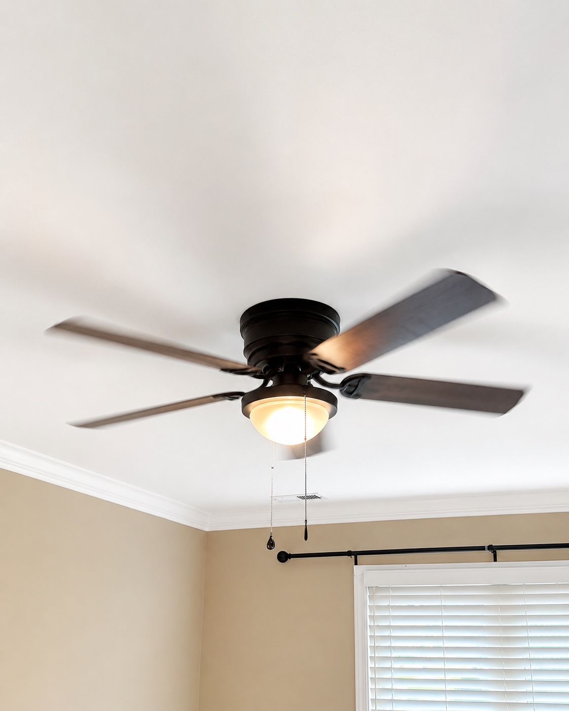 Ceiling fan light install